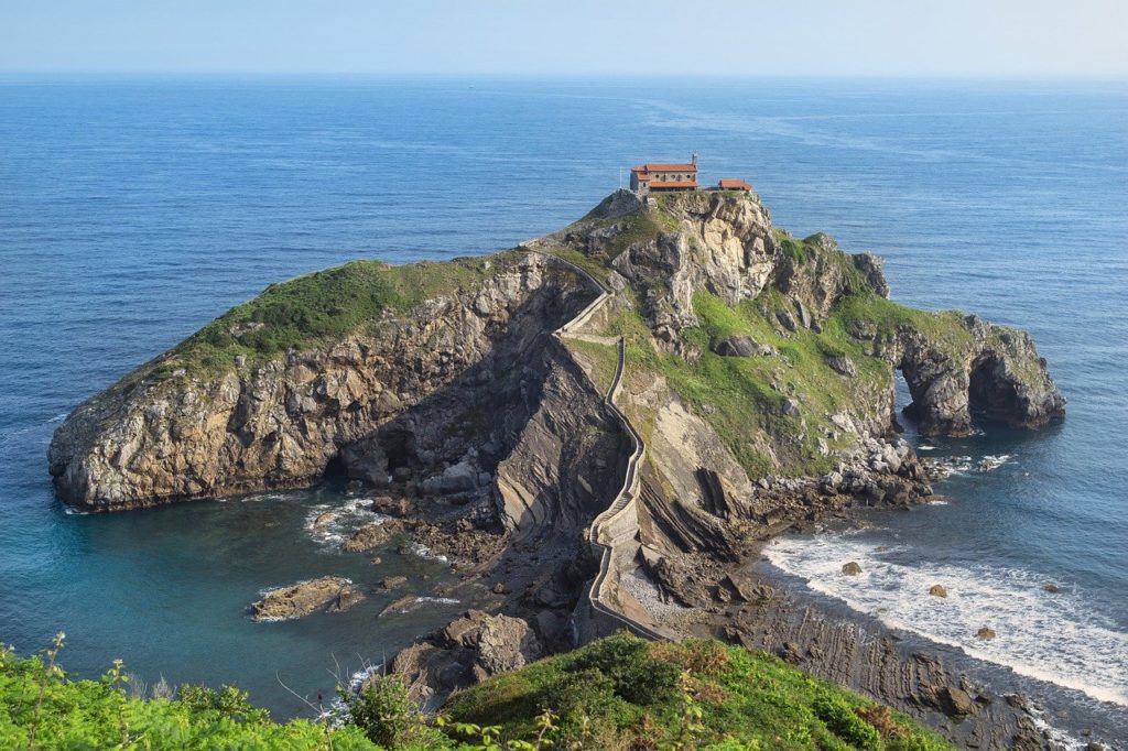 landscape, sea, cliff